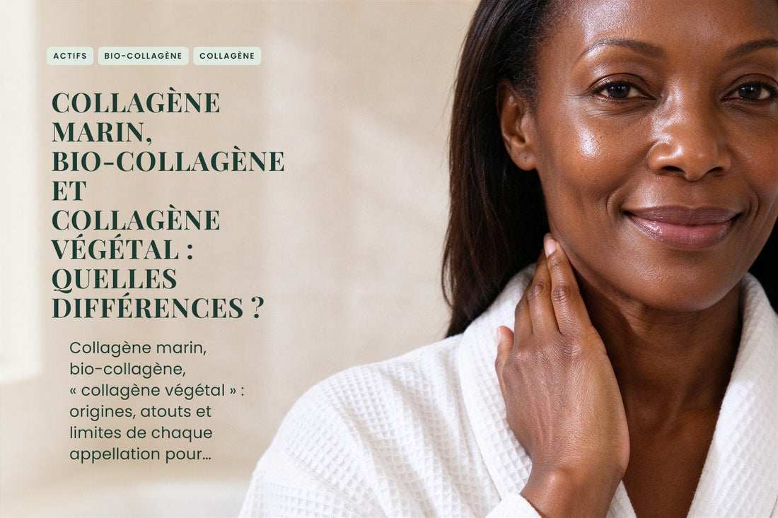 Collagène marin, bio-collagène et collagène végétal : quelles différences ?