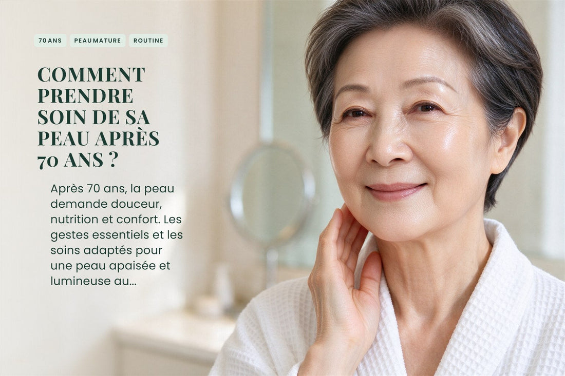 Comment prendre soin de sa peau après 70 ans ?