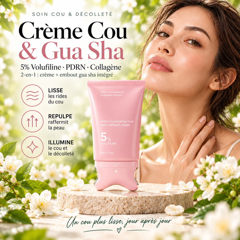 Crema Collo & Décolleté PDRN Gua Sha