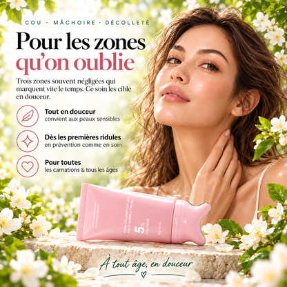 Pour le cou, la mâchoire et le décolleté