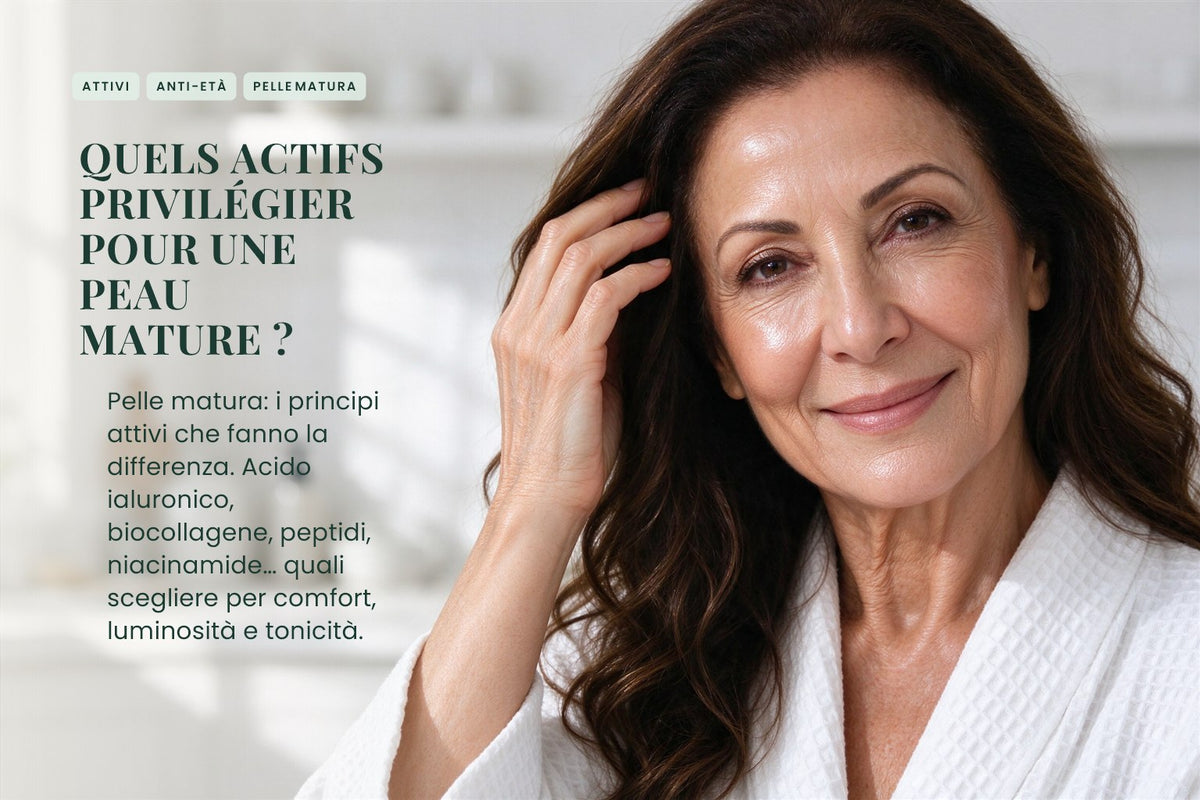 Quels actifs privilégier pour une peau mature ?