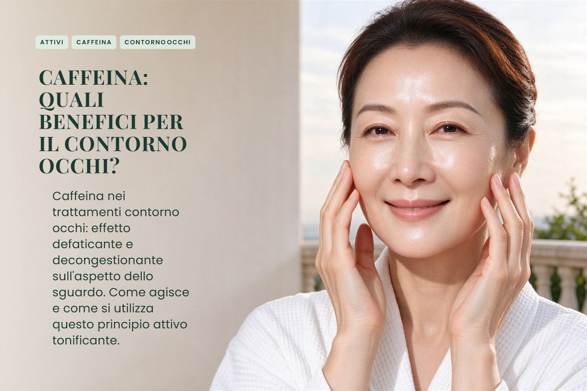 Caffeina: quali benefici per il contorno occhi?