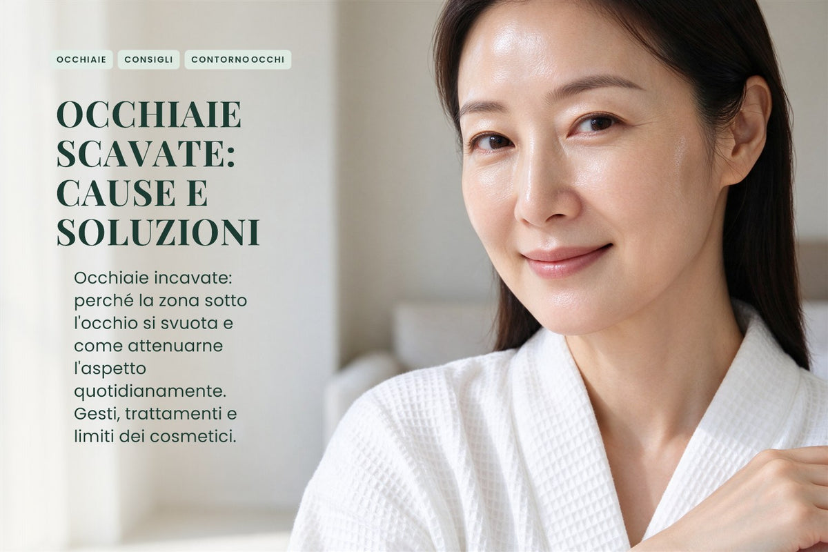 Occhiaie scavate: cause e soluzioni