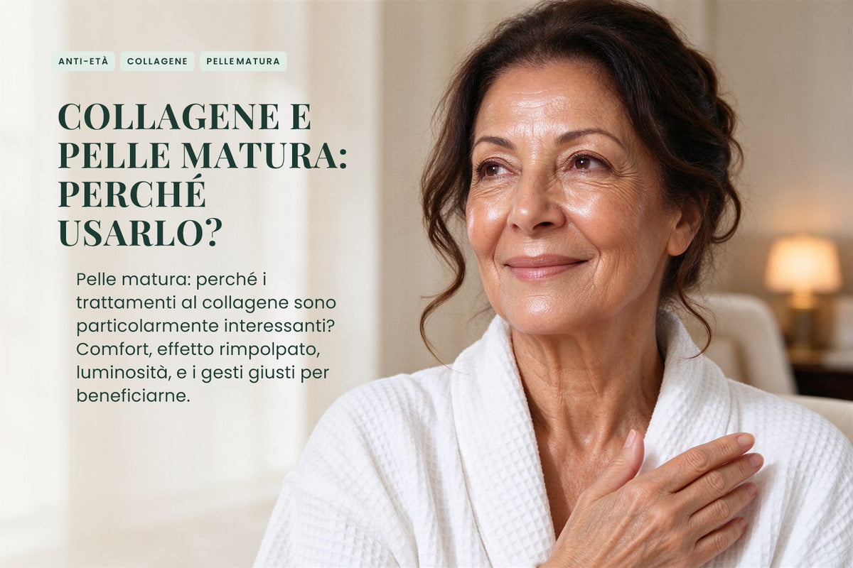 Collagene e pelle matura: perché usarlo?