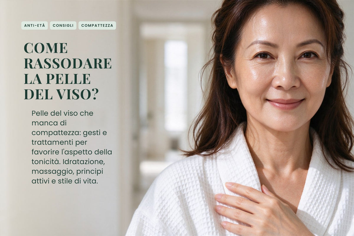 Come rassodare la pelle del viso?