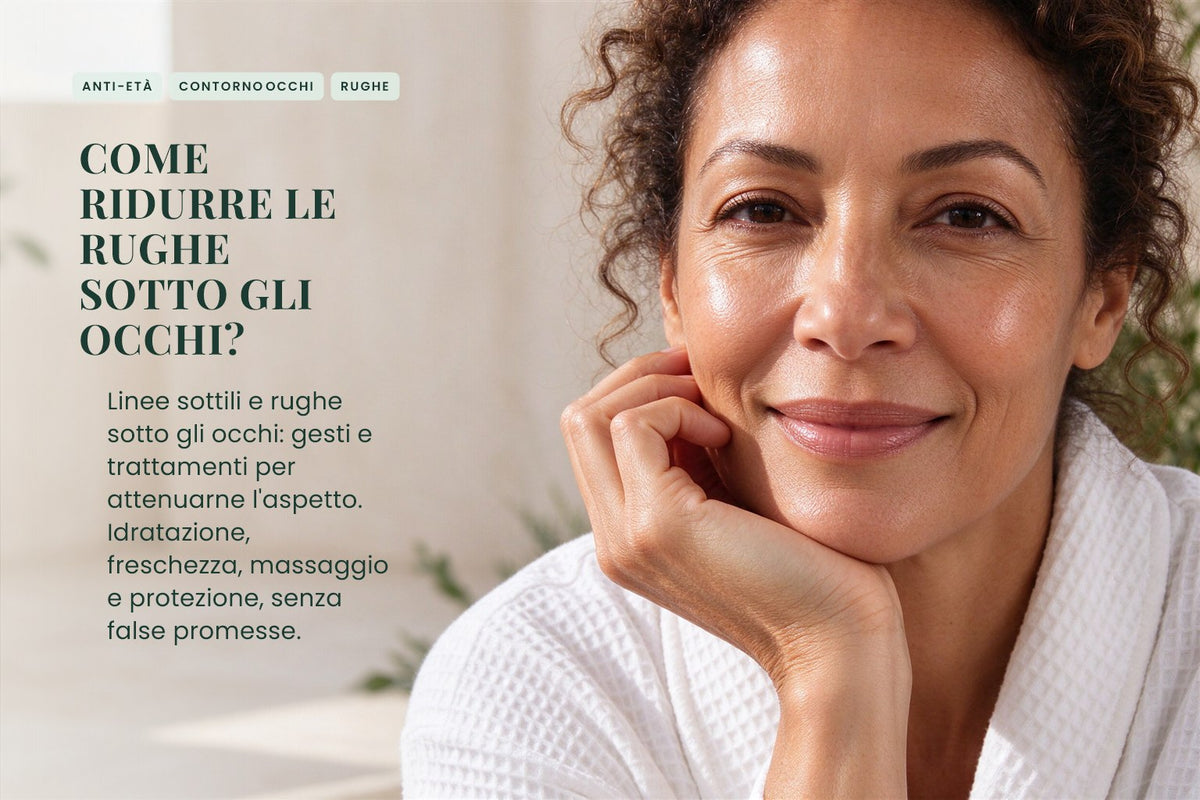 Come ridurre le rughe sotto gli occhi?