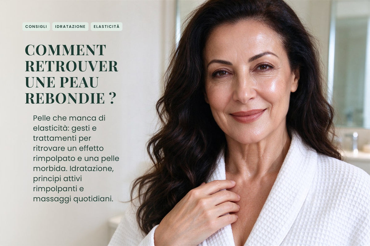 Comment retrouver une peau rebondie ?