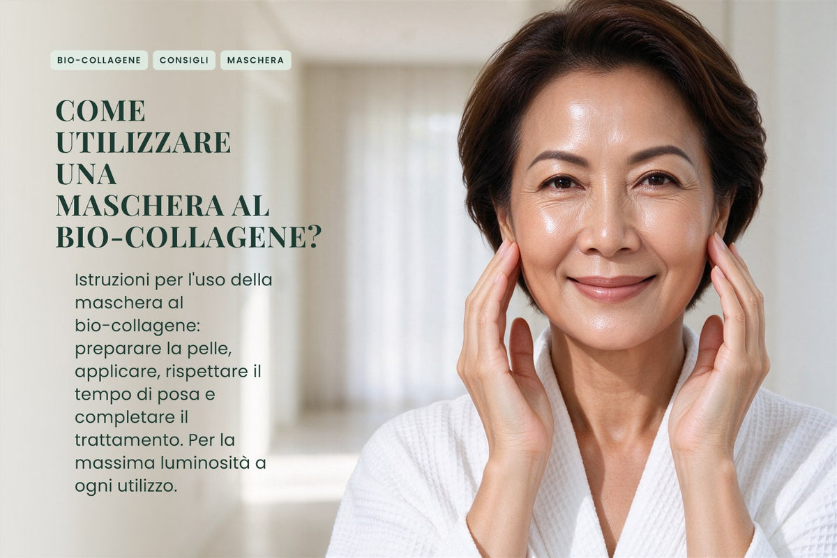 Come utilizzare una maschera al bio-collagene?