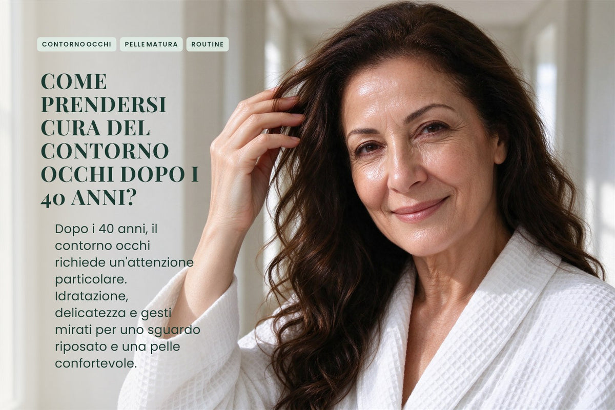 Come prendersi cura del contorno occhi dopo i 40 anni?