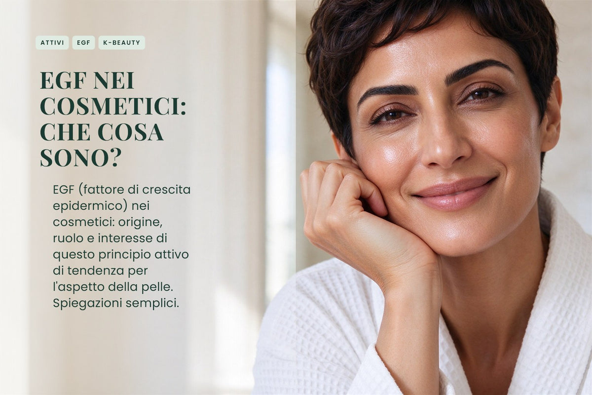 EGF nei cosmetici: che cosa sono?