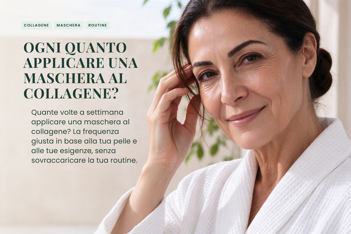 Ogni quanto applicare una maschera al collagene?