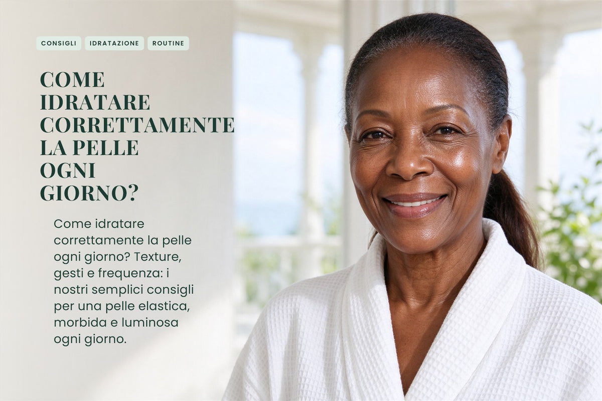 Come idratare correttamente la pelle ogni giorno?