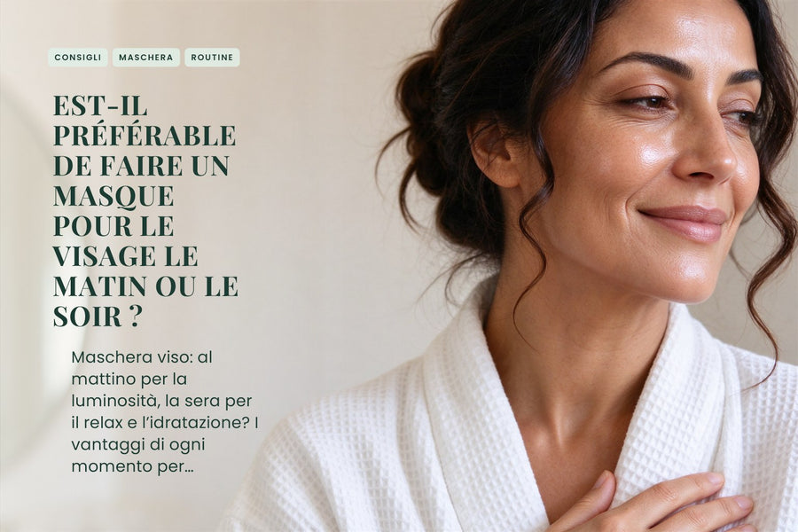 Est-il préférable de faire un masque pour le visage le matin ou le soir ?