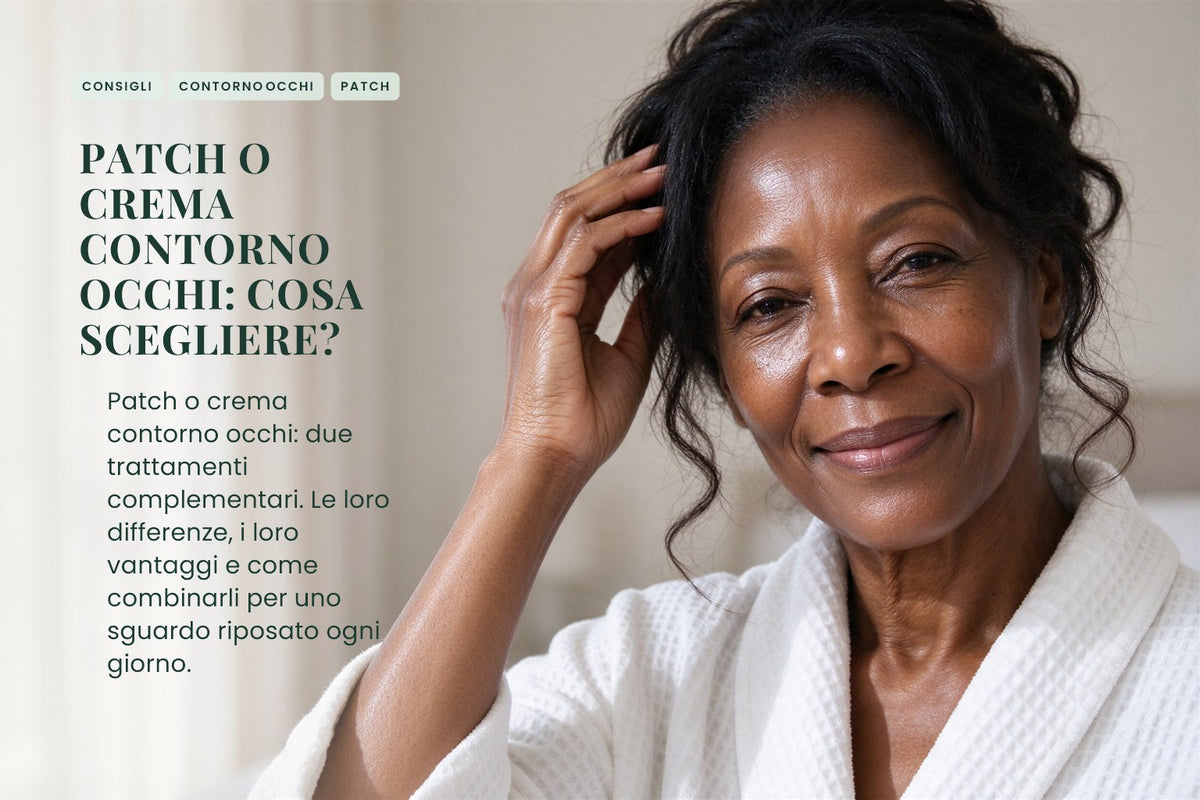 Patch o crema contorno occhi: cosa scegliere?