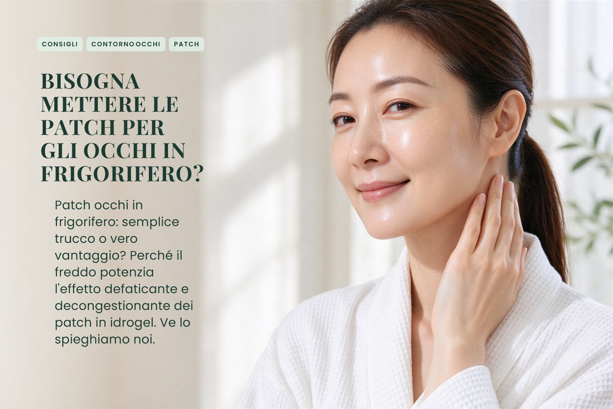 Bisogna mettere le patch per gli occhi in frigorifero?