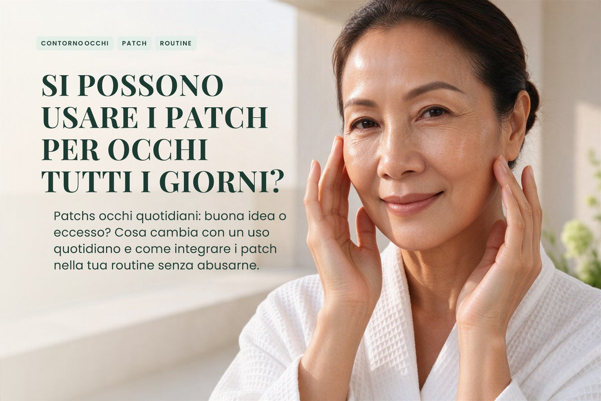 Si possono usare i patch per occhi tutti i giorni?
