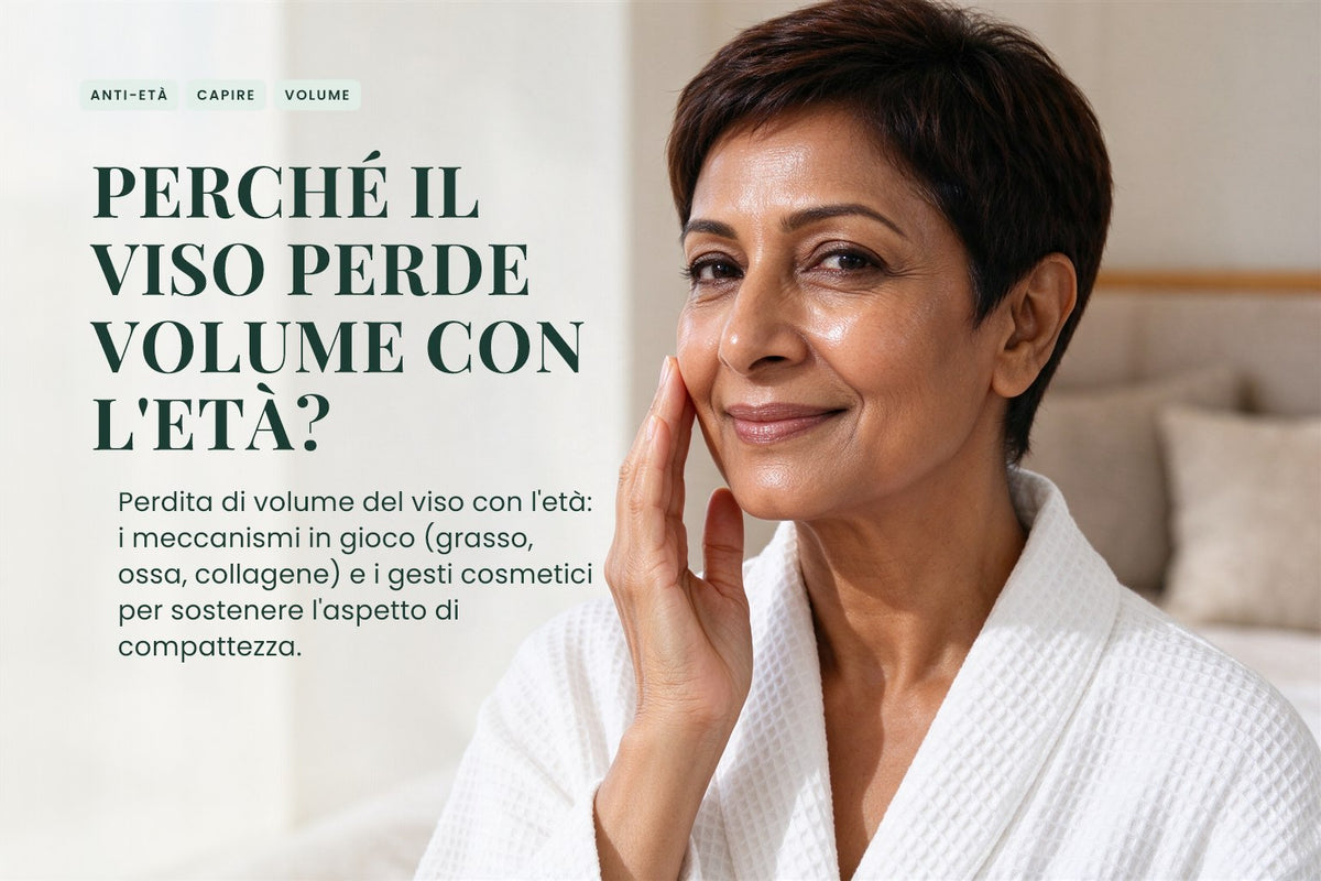 Perché il viso perde volume con l'età?