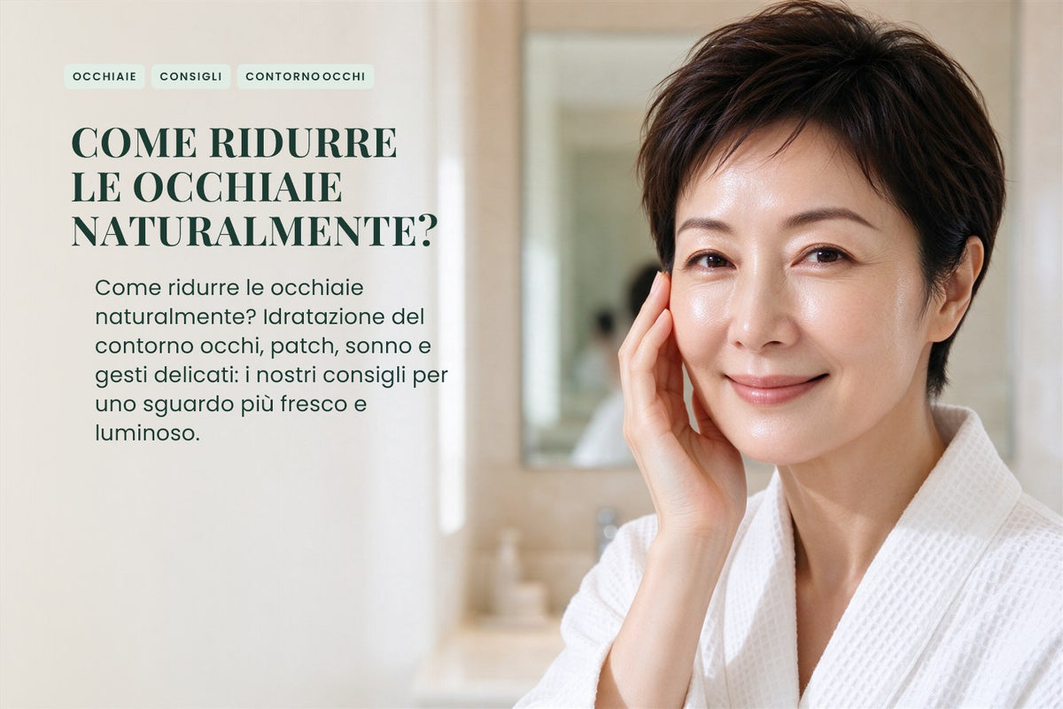 Come ridurre le occhiaie naturalmente?
