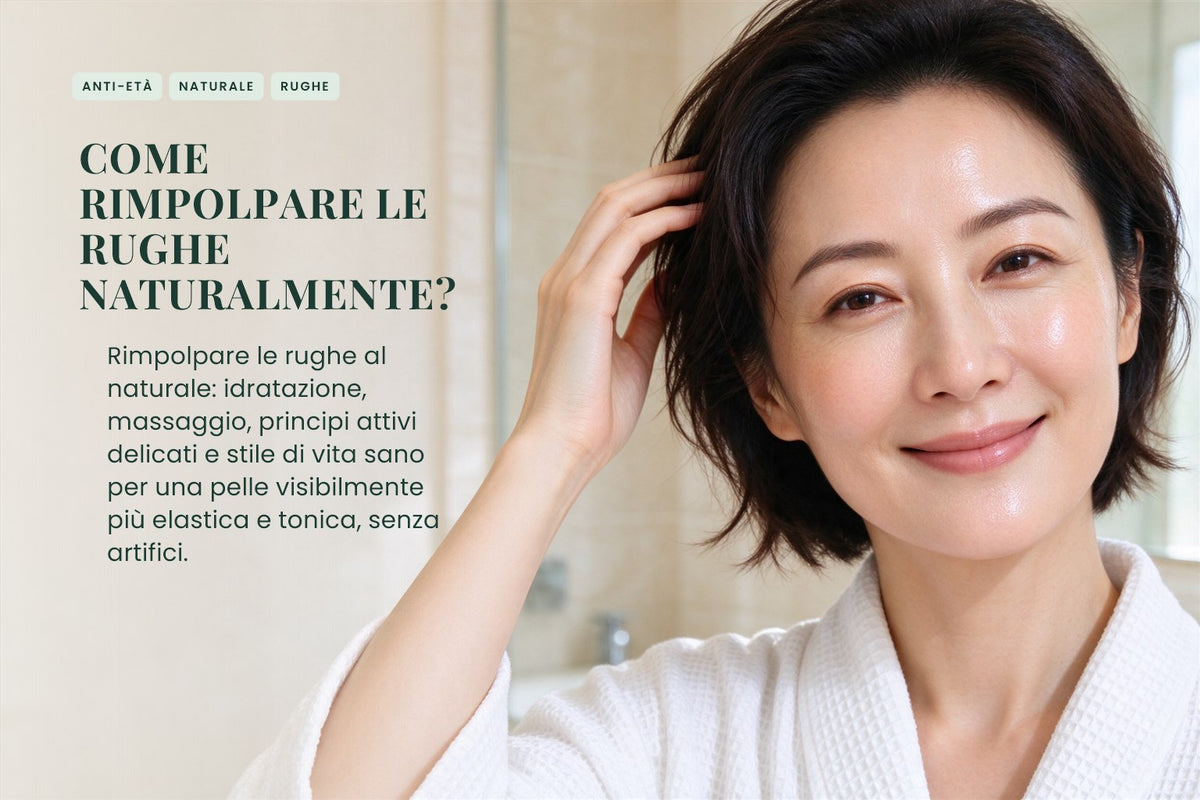 Come rimpolpare le rughe naturalmente?