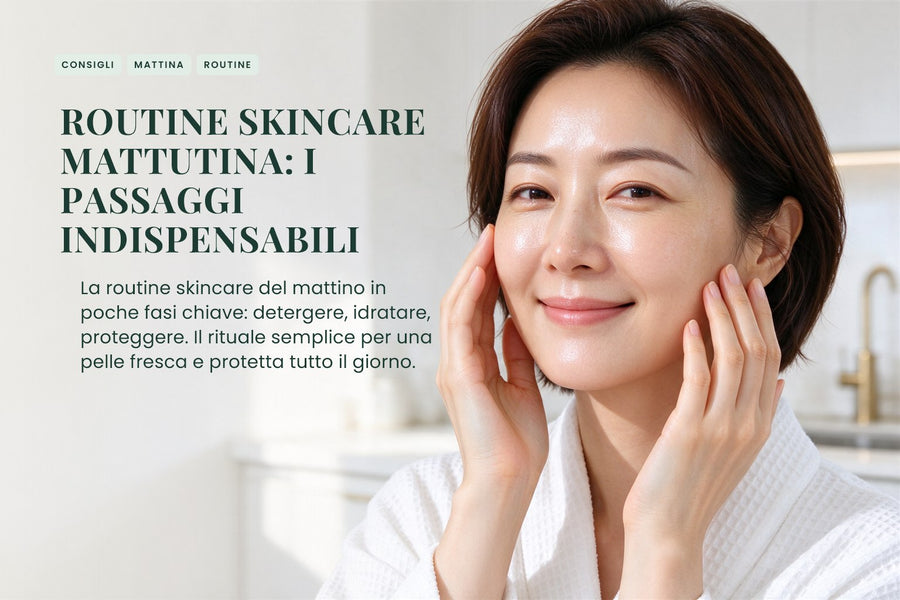 Routine skincare mattutina: i passaggi indispensabili