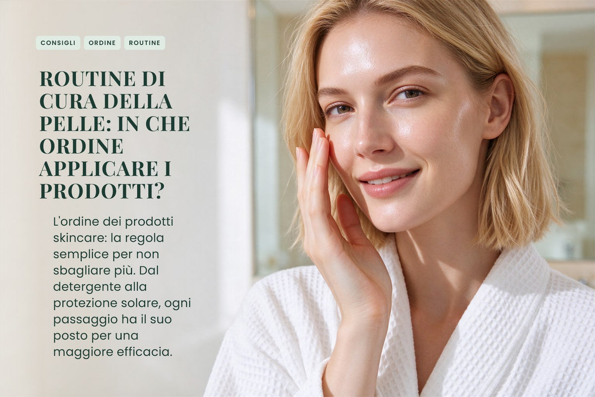 Routine di cura della pelle: in che ordine applicare i prodotti?