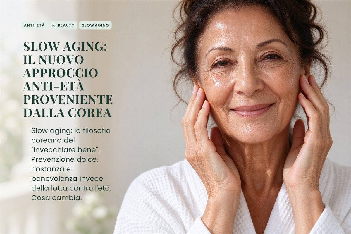 Slow aging: il nuovo approccio anti-età proveniente dalla Corea