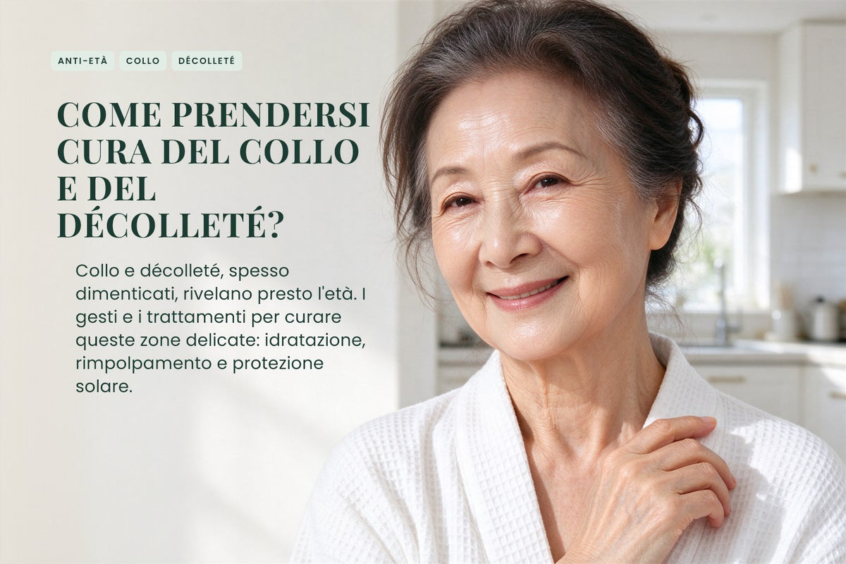 Come prendersi cura del collo e del décolleté?
