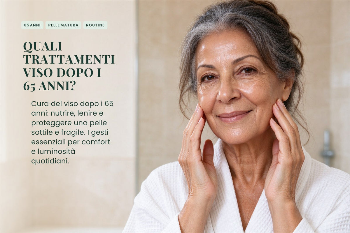 Quali trattamenti viso dopo i 65 anni?
