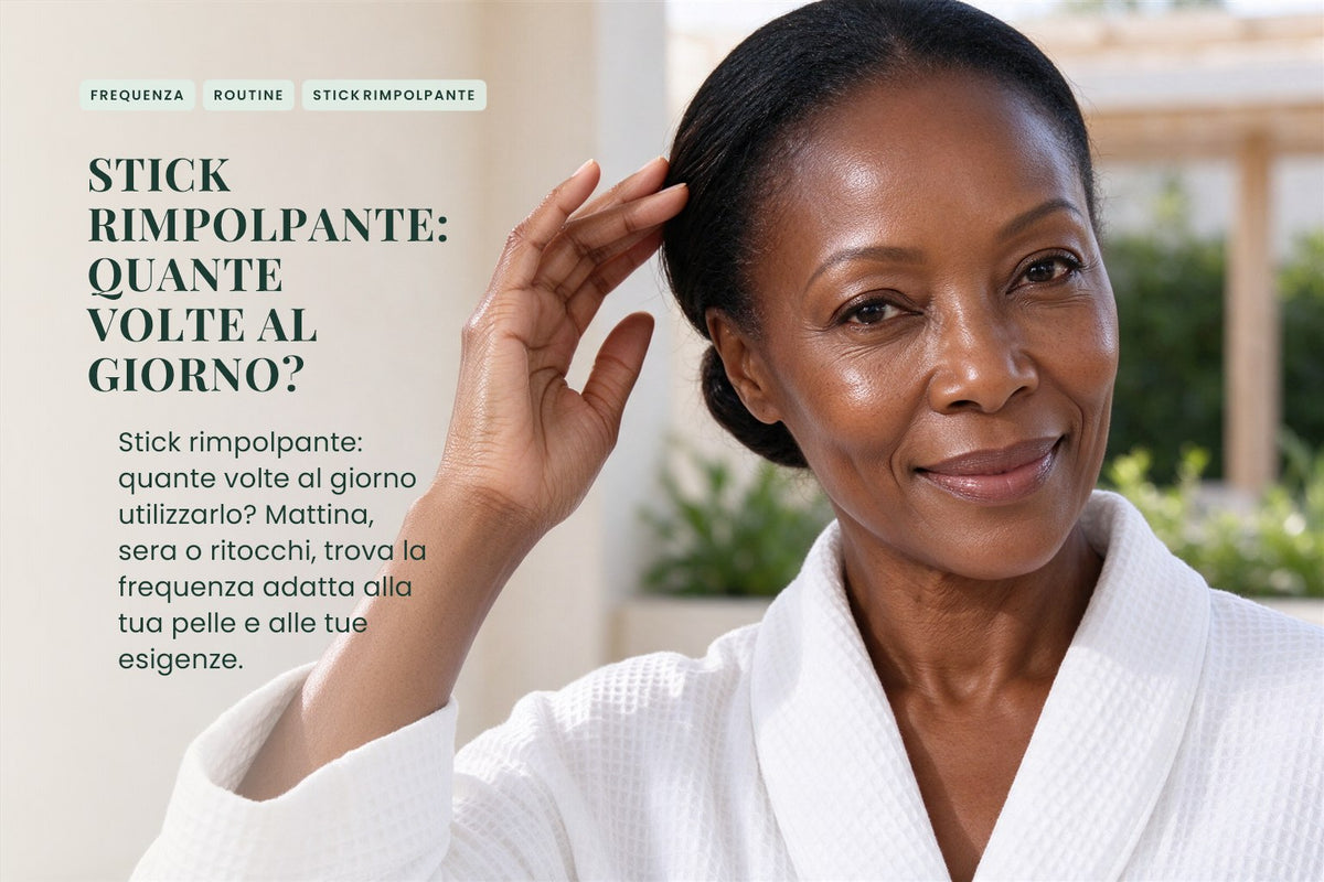 Stick rimpolpante: quante volte al giorno?