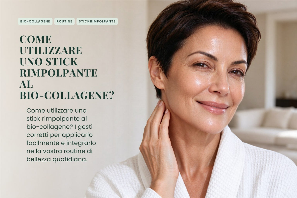 Come utilizzare uno stick rimpolpante al bio-collagene?