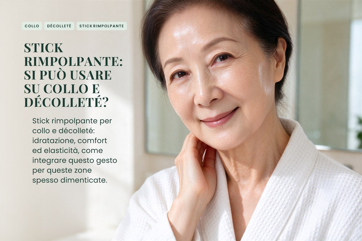 Stick rimpolpante: si può usare su collo e décolleté?