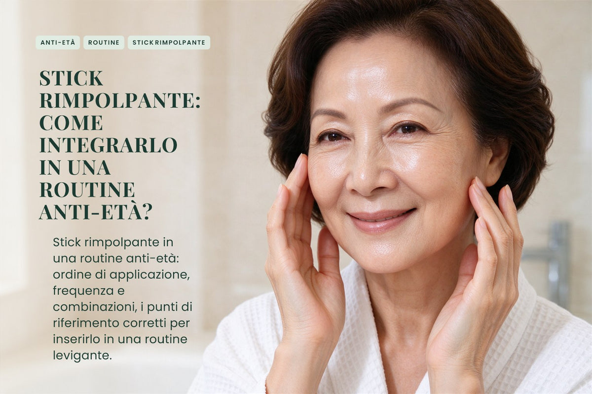 Stick rimpolpante: come integrarlo in una routine anti-età?